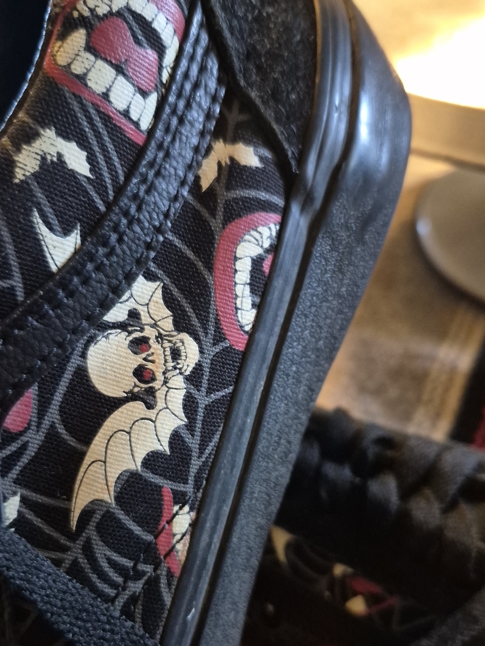 Vans Old Skool "Glow Frights" sneakers,Sz.Mens 8.5 Womens Sz.10. (#1533S) - Picture 14 of 16